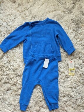 Cat & Jack Blue Knit Kids Matching Set